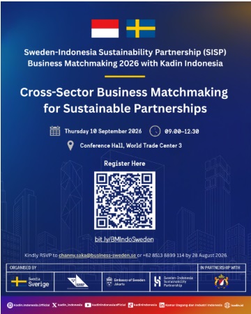 Sweden-Indonesia Cross-Sector Business Matchmaking for Sustainable Partnership
